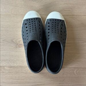 Native Black and White Swim Water Slip-On Shoes